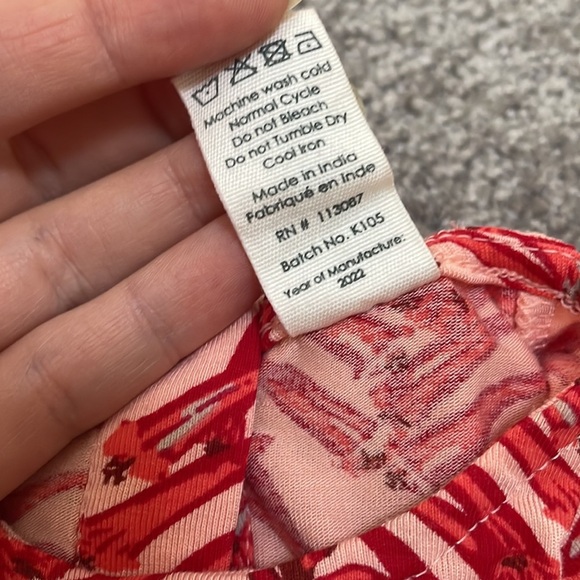 Kate Quinn Short Sleeve Double Ruffle Top & Bloomer Set- Red Vine Stripe 🌟HP🌟 - Picture 3 of 11